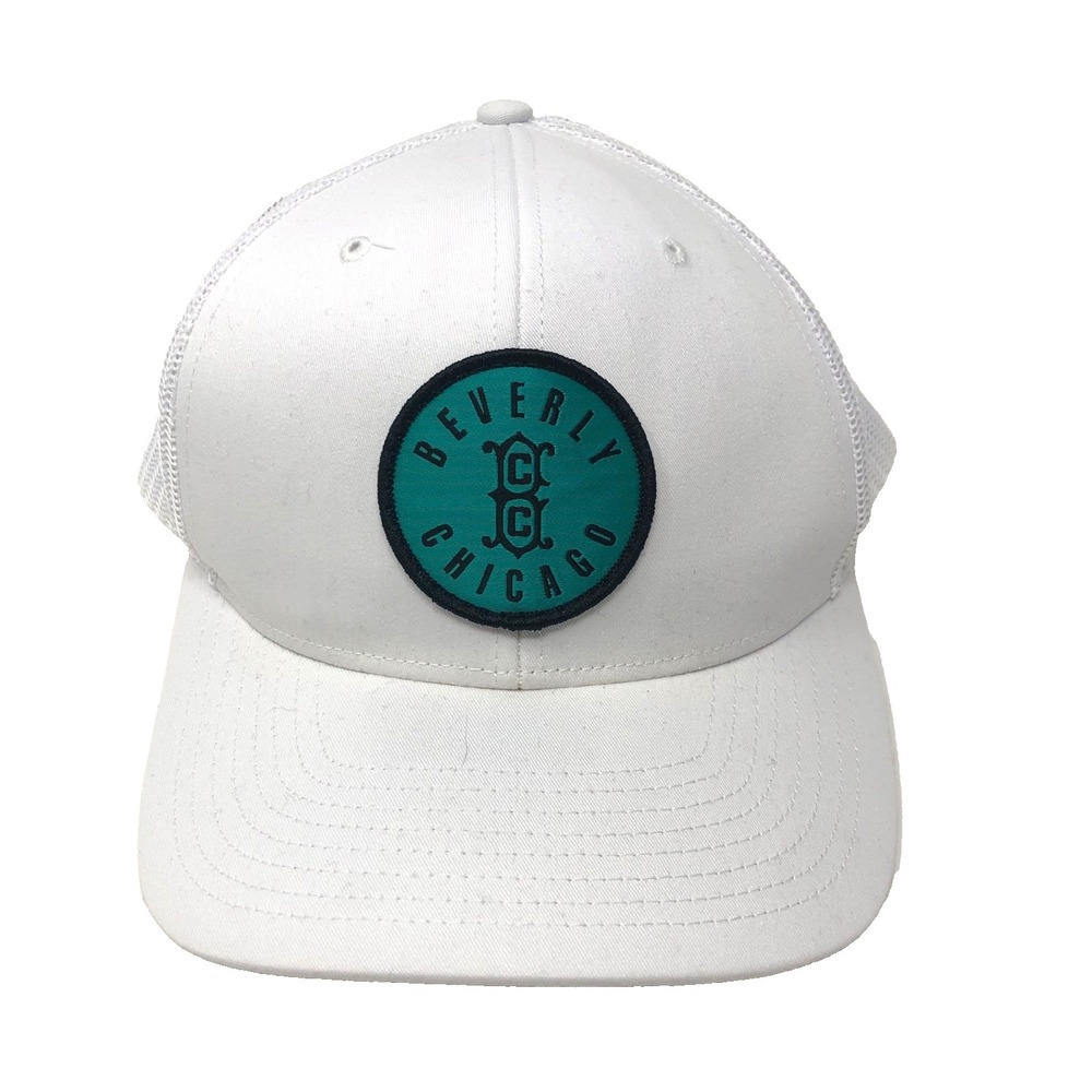 Richardson Beverly Country Club Golf Snap Back Trucker Hat Unisex Adult‎ White